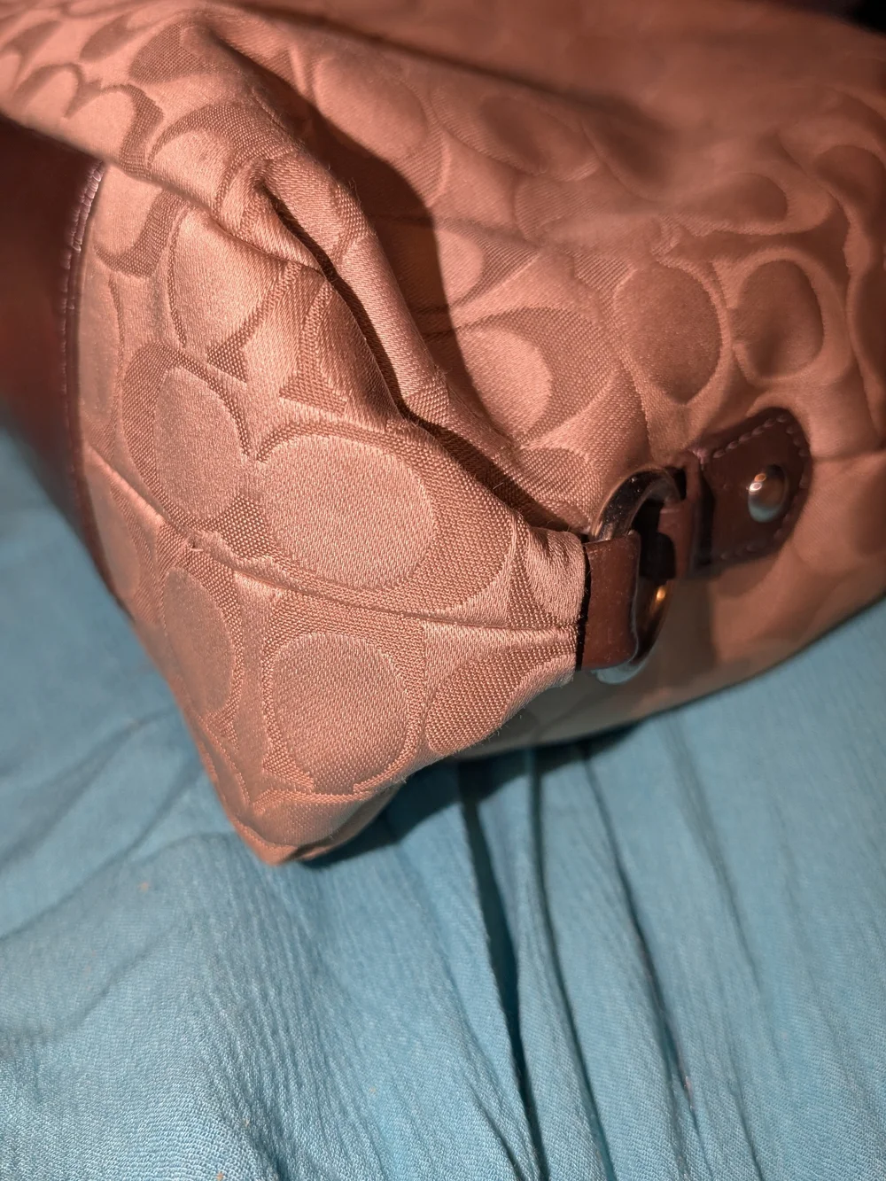 vintage Coach Ashley Signature Satchel Style F19244